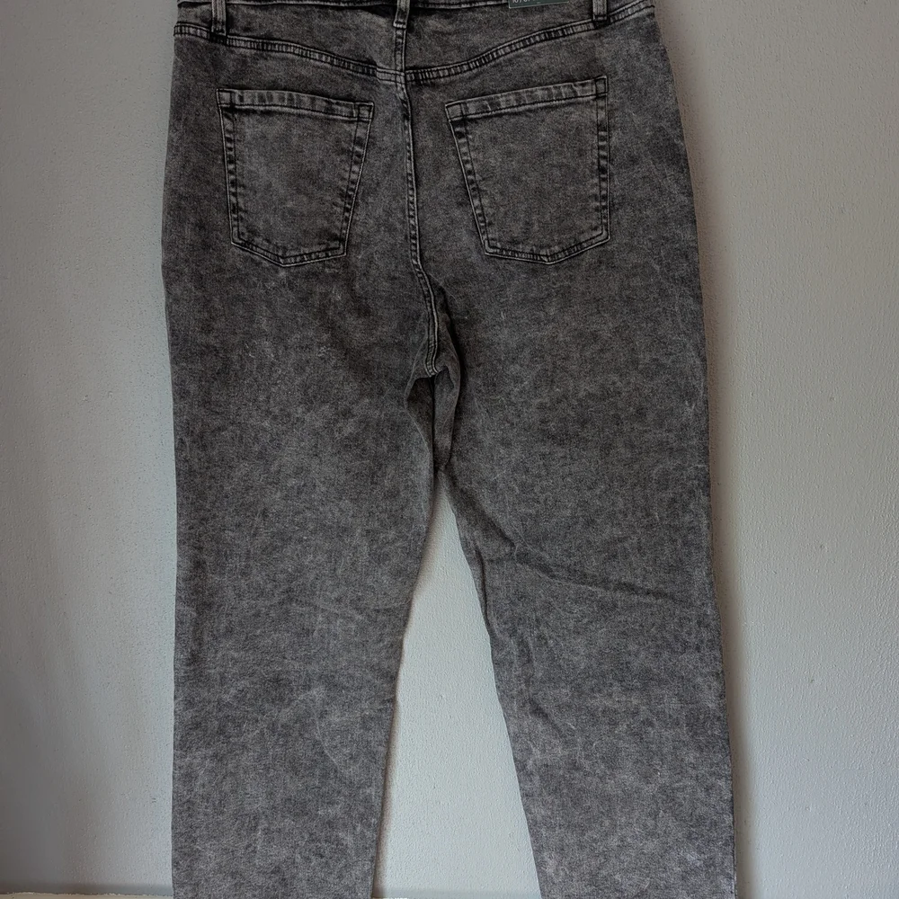 Wild Fable Super High-rise Straight Black Stonewash Jean With Button Fly Size 16 - Picture 5 of 6